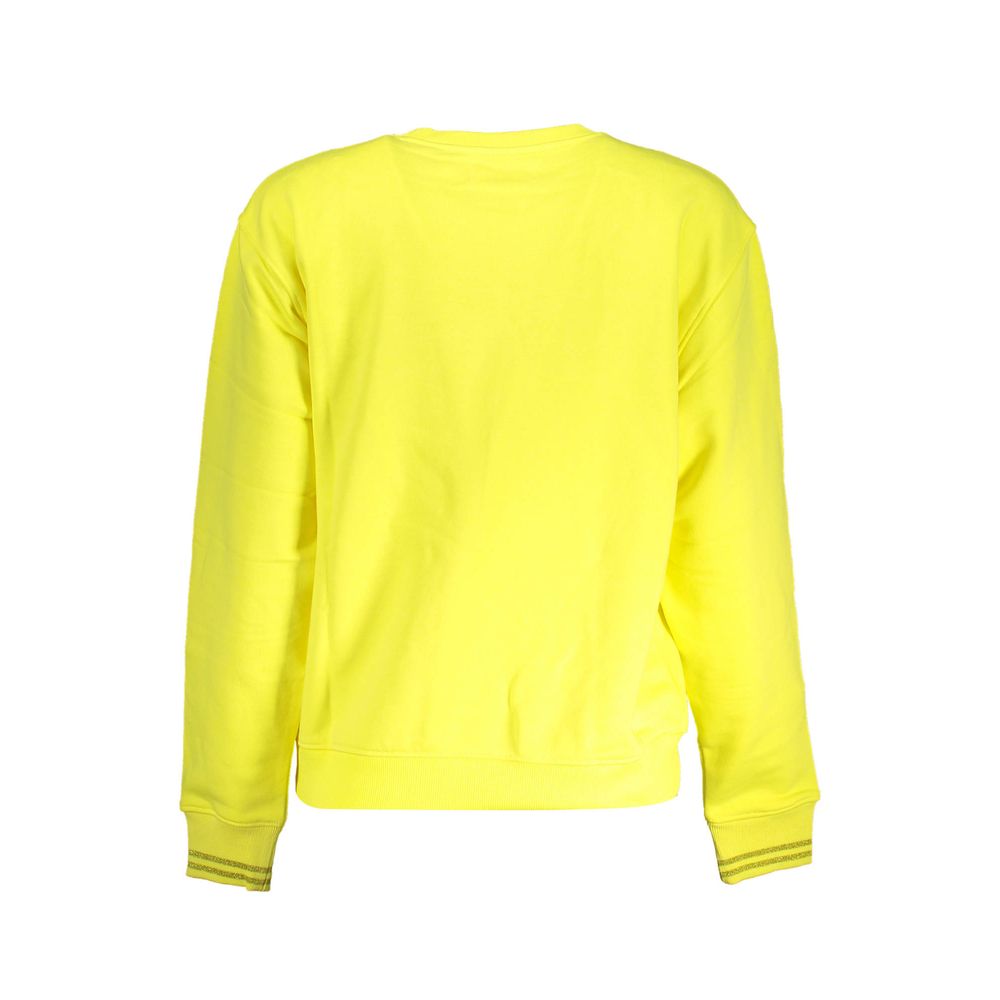Sweatshirt Sweater by Desigual for women in stretch polyester cotton yellow features an polished silhouette, showcasing refined and a sophisticated for a truly polished finish.