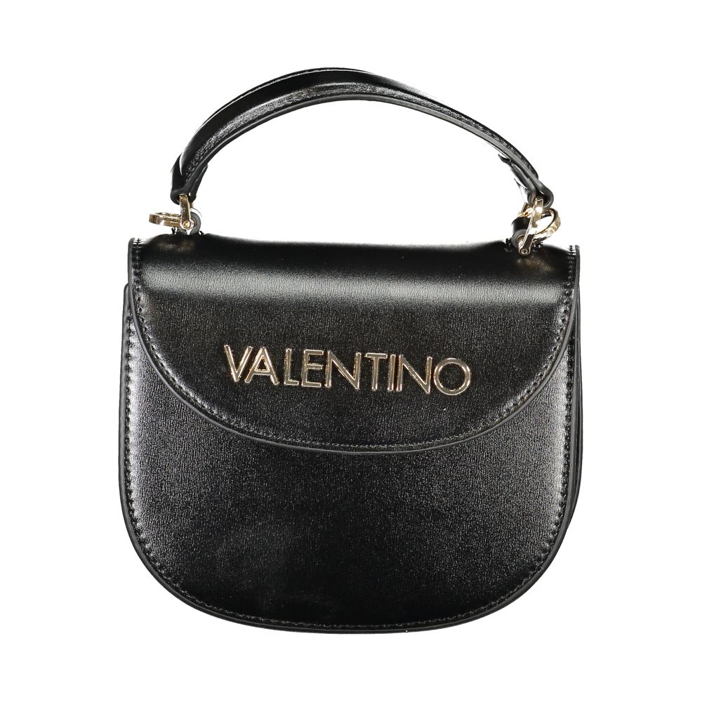 Handbag by Mario Valentino for women in polyethylene black features a exquisite silhouette, showcasing a secure snap and exquisite internal-pockets & cardholder with versatile shoulder-strap, adjustable-strap & handle for a exquisite finish.