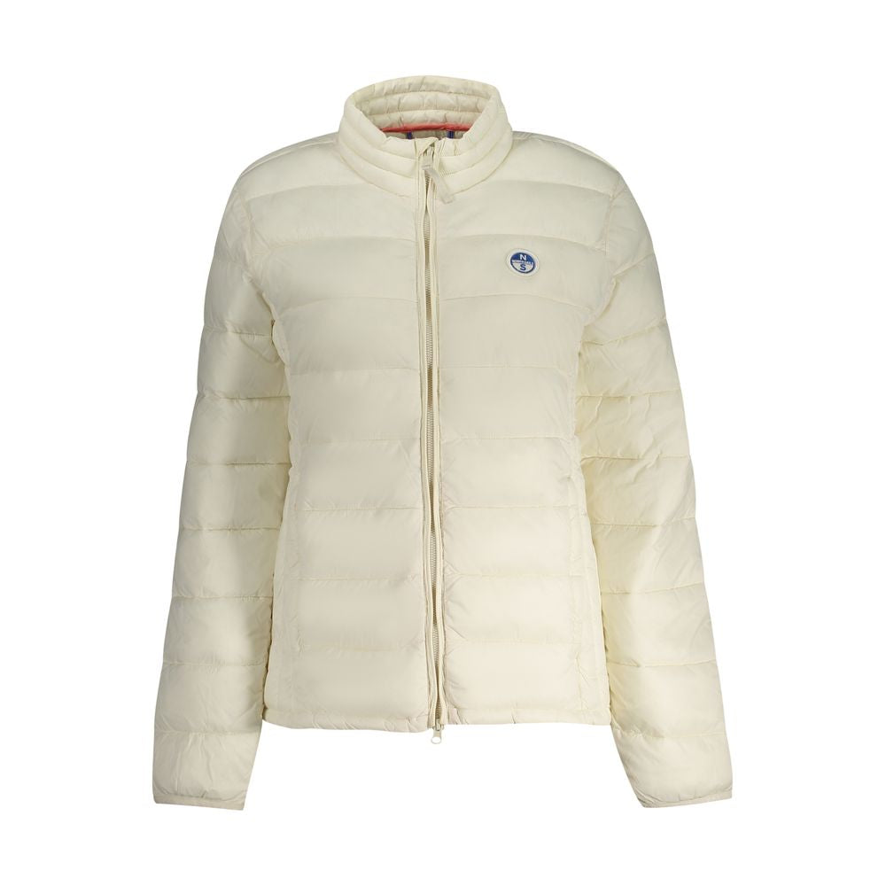 Jacket by North Sails for women in polyamide white presents a impeccable silhouette, showcasing distinct pockets and a impeccable for a sophisticated finish.