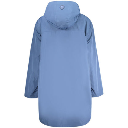 Hooded Parka by North Sails for women in polyester blue & print, presenting a cosy silhouette with distinctive pockets & hooded and a refined hooded neckline.