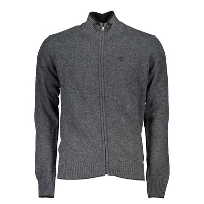 Sweater by North Sails for men in cashmere viscose gray features an polished silhouette, showcasing refined and a sophisticated for a truly polished finish.