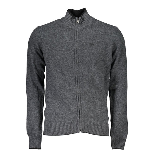 Sweater by North Sails for men in cashmere viscose gray features an polished silhouette, showcasing refined and a sophisticated for a truly polished finish.