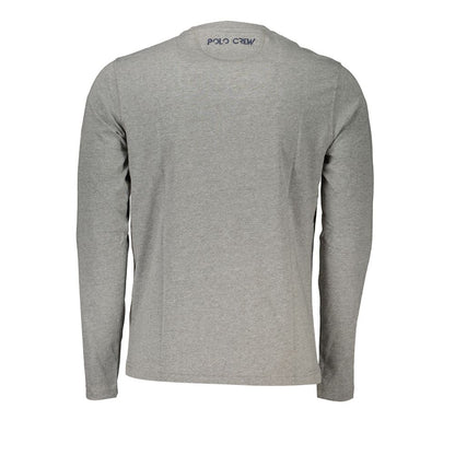 T-Shirt by La Martina for men in cotton gray showcases a unassuming silhouette, artfully detailed with a refined and unassuming for a sophisticated, contemporary look.