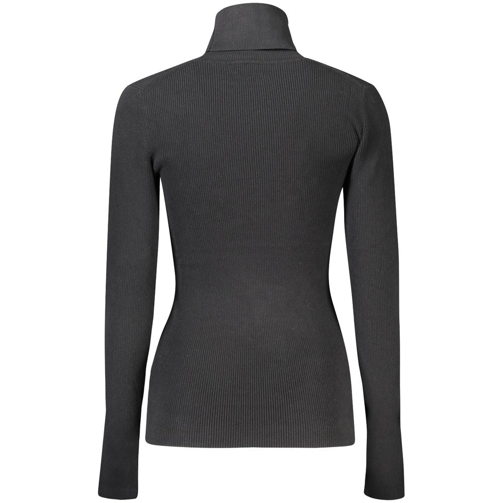 Sweater by Calvin Klein for women in stretch polyamide cotton black features an polished silhouette, showcasing refined and a sophisticated for a truly polished finish.