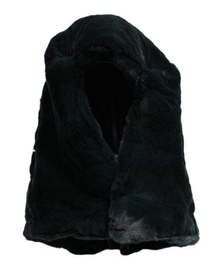 Dolce & Gabbana Weasel Fur Beanie Hat - Black