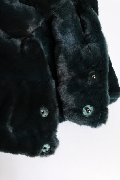 Dolce & Gabbana Weasel Fur Beanie Hat - Black