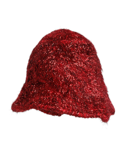 Dolce & Gabbana Nylon Polyester & Viscose Bucket Hat - Red
