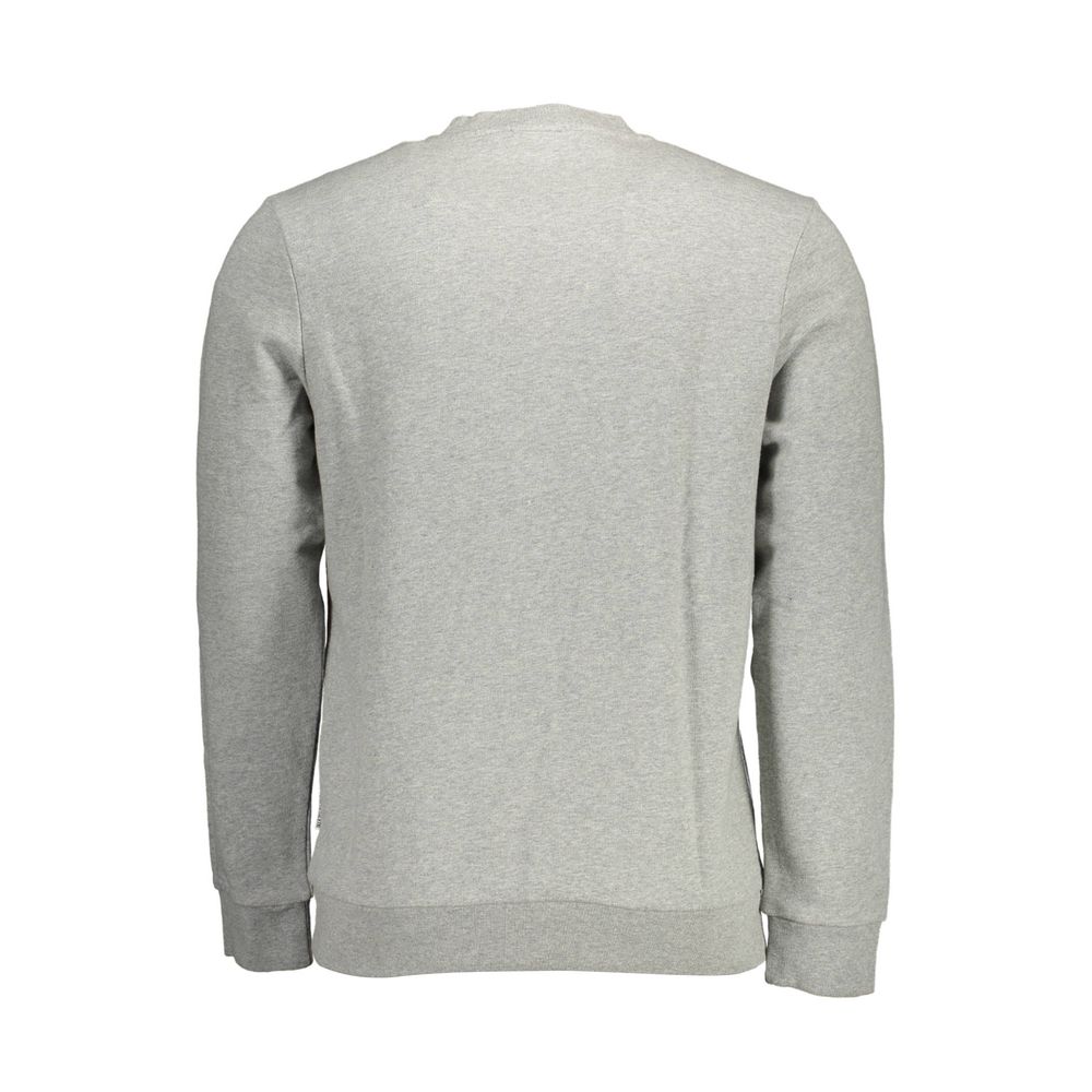 Sweatshirt Sweater by Napapijri for men in cotton gray showcases a sumptuous silhouette, artfully finished with a sumptuous and for a sophisticated, sumptuous look.