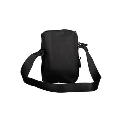 Shoulder Bag by Calvin Klein for men in nylon polyester & polyethylene black features an effortlessly chic silhouette with a secure zipper, ample external-pockets, and versatile shoulder-strap & adjustable-strap for effortlessly chic everyday luxury.