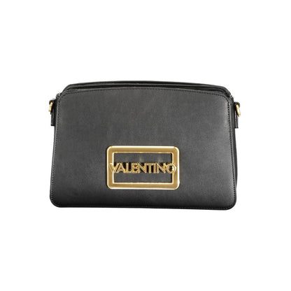 This Handbag by Mario Valentino for women in polyethylene and black presents a sculptural silhouette featuring a secure snap & zipper, ample built-in-compartments & internal-pockets, and versatile shoulder-strap, adjustable-strap & handle for a sculptural finish.