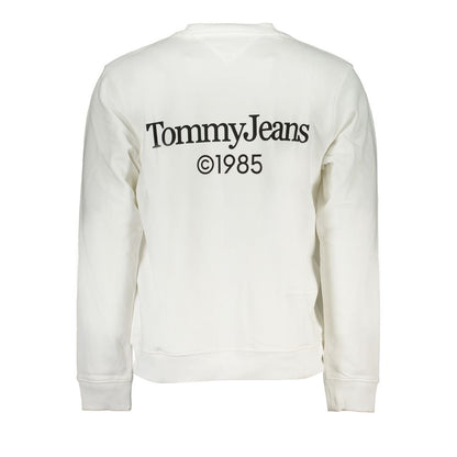 Sweatshirt by Tommy Hilfiger for men in cotton white & print presents a smart casual silhouette, featuring a smart casual and for a sophisticated look.