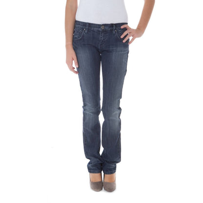 Phard Blue Faded Cotton Low Rise Jeans
