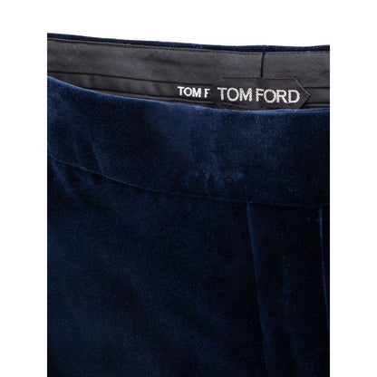 Skirt by Tom Ford for women in cotton denim & viscose blue features an tailored silhouette, artfully capturing the essence of Women's Denim Cotton & Viscose Skirt in a sophisticated midi.