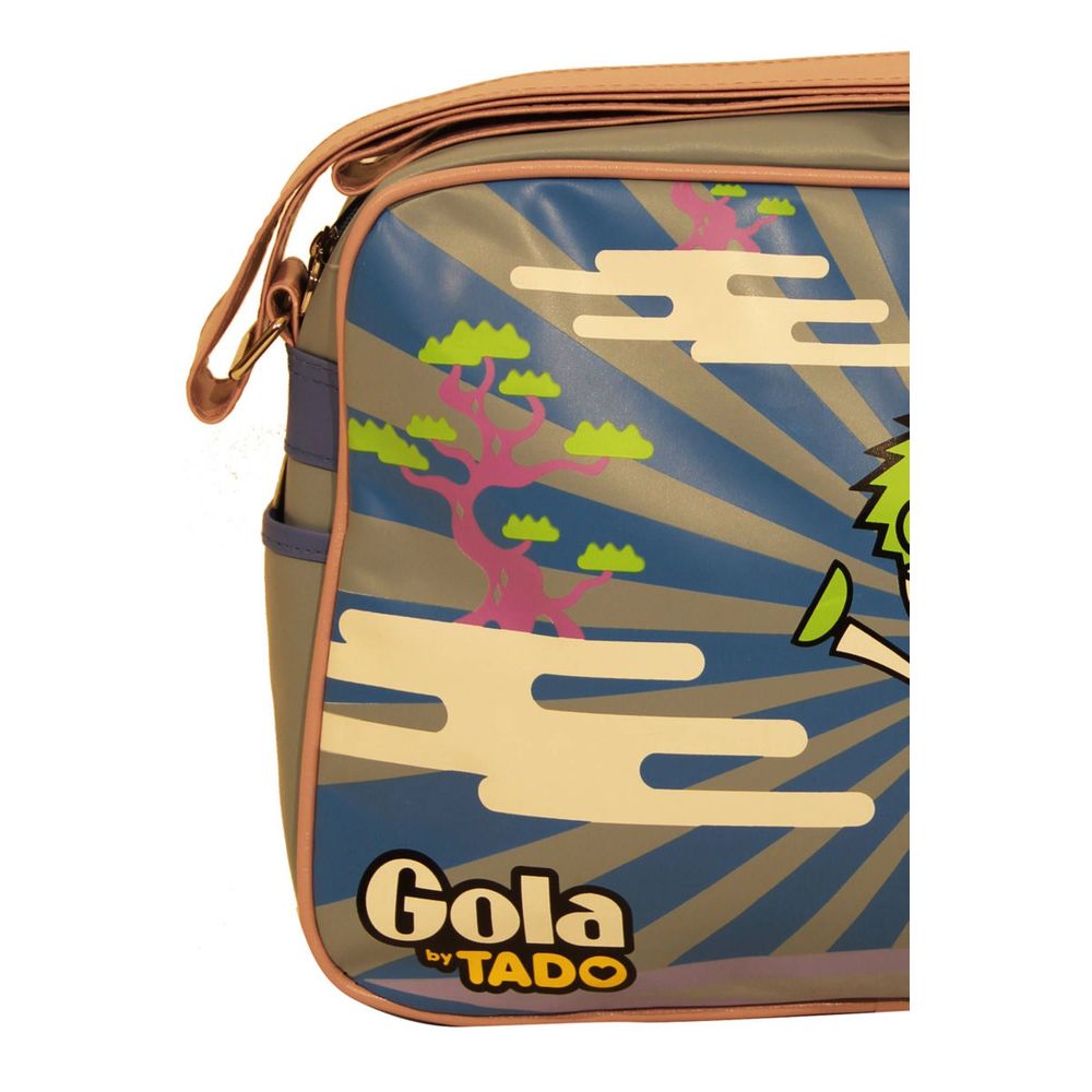 Crossbody Convertible Handbag by Gola for women in polyester green, light-blue, multicolor & print presents a enviable design with a secure zipper, ample external-pockets, and versatile crossbody-strap, shoulder-strap & adjustable-strap for a sophisticated look.
