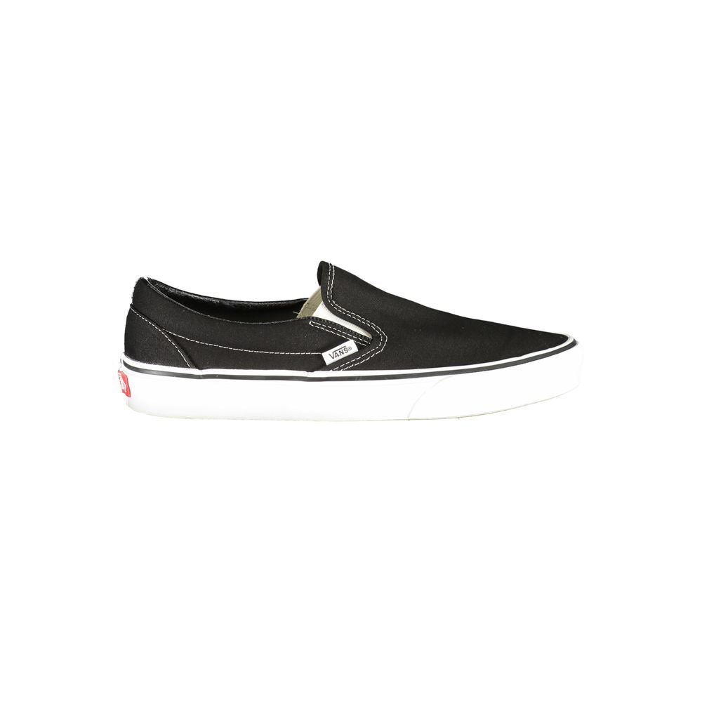 Sneakers by Vans for women in polyester & polyurethane black features an sumptuous design from the Women's Low Top Slip On Polyester & Polyurethane Sneakers collection, highlighting a sumptuous low-top slip-on style for a premium, high-fashion look.