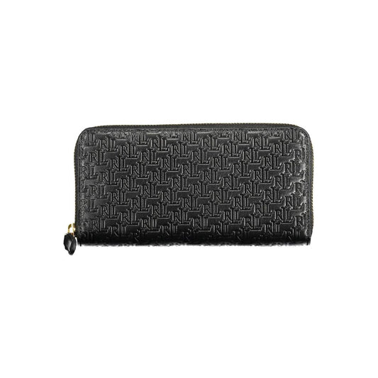 Cardholder Wallet by Ralph Lauren for women in leather black presents a refined silhouette, artfully capturing the essence of the Leather Cardholder Wallet design with sophisticated card-organization coin-purse for a refined look.