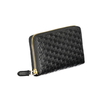 Cardholder Wallet by Ralph Lauren for women in leather black showcases a refined silhouette, artfully detailed with the signature style of the Leather Cardholder Wallet and functional card-organization coin-purse.