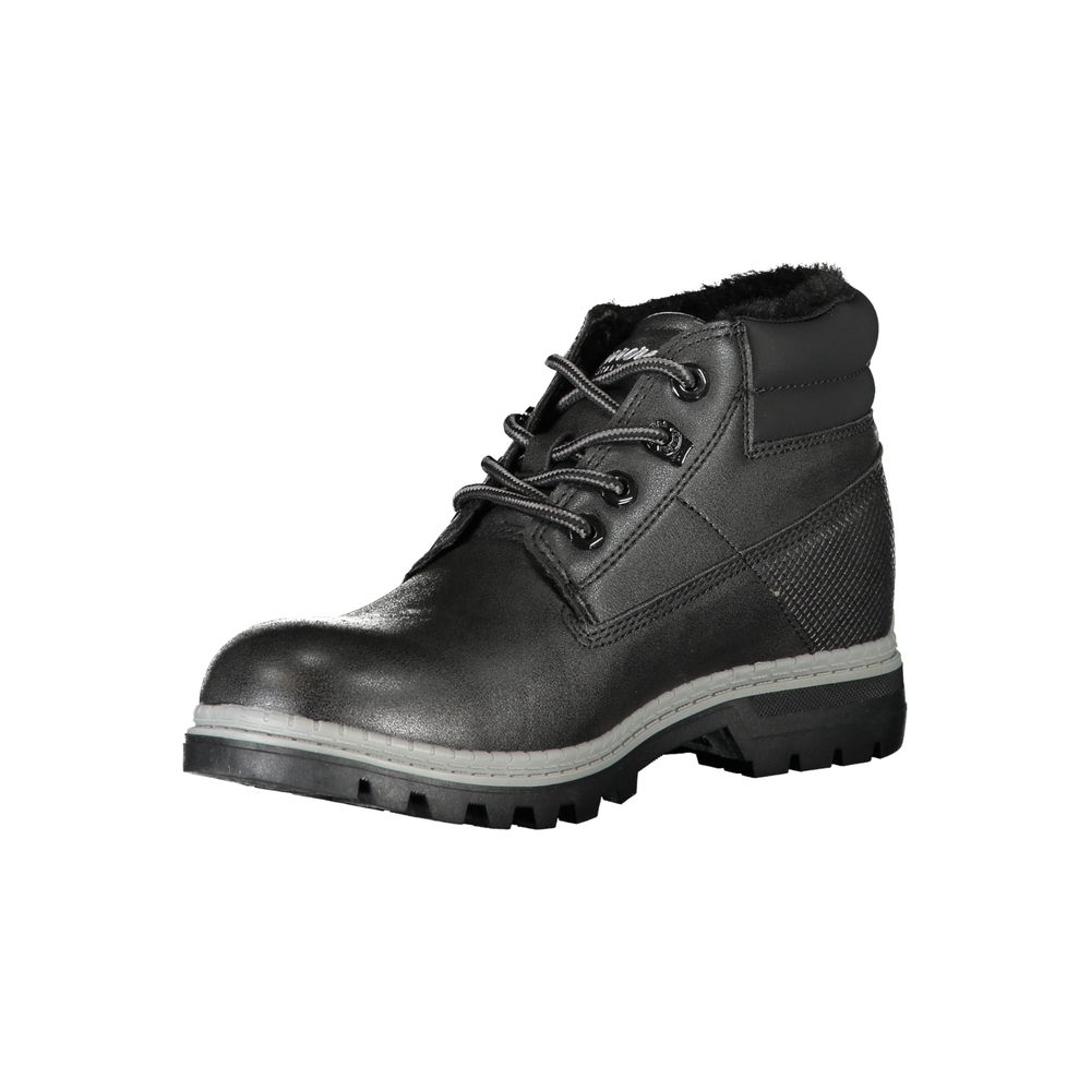 Lace-Up Ankle Boots by Carrera for women in polyester & polyurethane black features an high-performance design from the Women's Polyester & Polyurethane Lace-Up Ankle Boots collection, highlighting a high-performance and for a refined look.