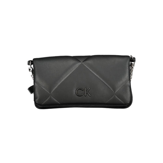 Crossbody Fanny Pack Convertible Handbag by Calvin Klein for women in polyester faux leather black presents a enviable design with a secure magnetic, ample , and versatile crossbody-strap, adjustable-strap, belt-strap & handle for a sophisticated look.