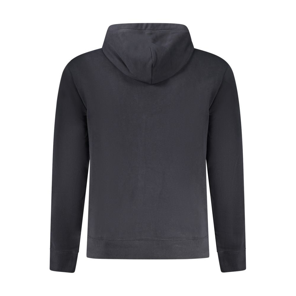 Hooded Sweatshirt Hoodie by Napapijri for men in cotton black & print features a slouchy chic silhouette, detailed with a slouchy chic and a signature for an elevated aesthetic.