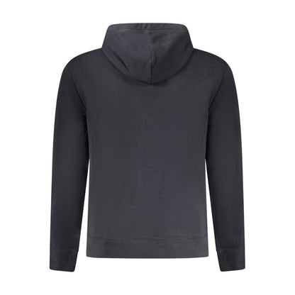 Hooded Sweatshirt Hoodie by Napapijri for men in cotton black & print features a slouchy chic silhouette, detailed with a slouchy chic and a signature for an elevated aesthetic.