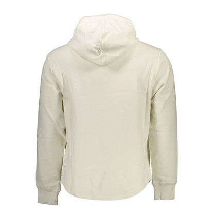 Hooded Sweatshirt Sweater by Calvin Klein for men in stretch cotton white showcases an masterful silhouette, artfully detailed with a masterful hooded neckline and for a sophisticated, premium finish.