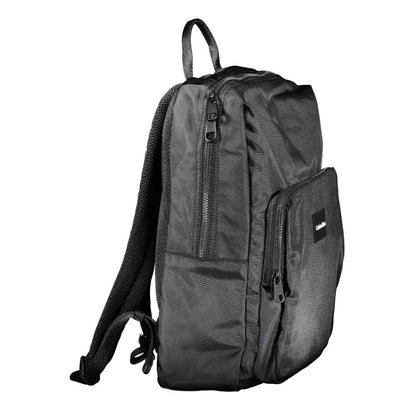 Backpack by Calvin Klein for men in polyester & polyethylene black showcases a stately Polyester & Polyethylene Backpack design, featuring a secure zipper with stately built-in-compartments, external-pockets & laptop-compartment and versatile backpack-strap & adjustable-strap.