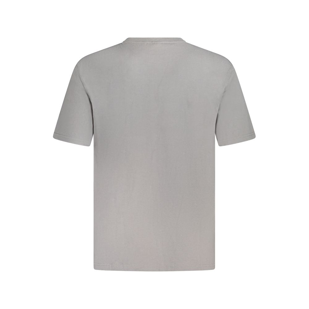 T-Shirt by Fila for men in cotton black, gray & print features an on trend silhouette, perfectly showcasing a on trend and crew neckline for an elevated aesthetic.