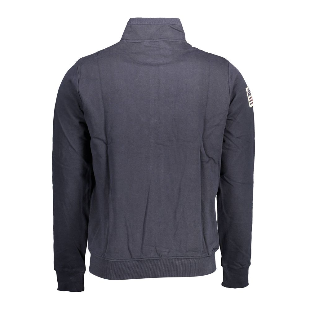 Sweatshirt Sweater by U.S. POLO ASSN. for men in cotton blue features an polished silhouette, showcasing refined and a sophisticated for a truly polished finish.