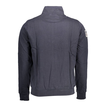 Sweatshirt Sweater by U.S. POLO ASSN. for men in cotton blue features an polished silhouette, showcasing refined and a sophisticated for a truly polished finish.