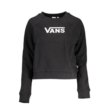 Sweatshirt Sweater by Vans for women in cotton black showcases a discreet silhouette, finished with a discreet round neckline and for a discreet look.