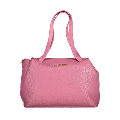 Crossbody Tote Handbag by Mario Valentino for women in polyethylene pink features a exquisite silhouette, showcasing a secure zipper and exquisite internal-pockets with versatile crossbody-strap, adjustable-strap & handle for a exquisite finish.