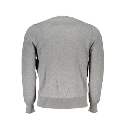 Sweater by North Sails for men in cashmere viscose brown & gray showcases a sumptuous silhouette, artfully finished with a sumptuous wrap crew neckline and for a sophisticated, sumptuous look.