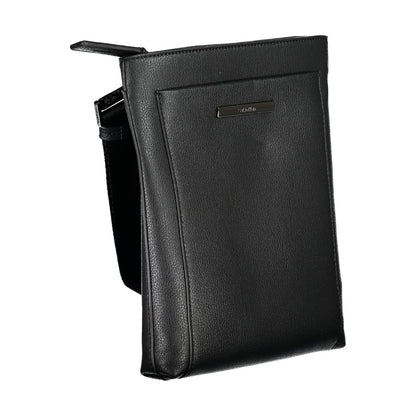 Shoulder Bag by Calvin Klein for men in polyester & polyethylene black features a effortless sophistication silhouette, secured by a zipper with ample external-pockets & internal-pockets and versatile shoulder-strap & adjustable-strap for a effortless sophistication finish.