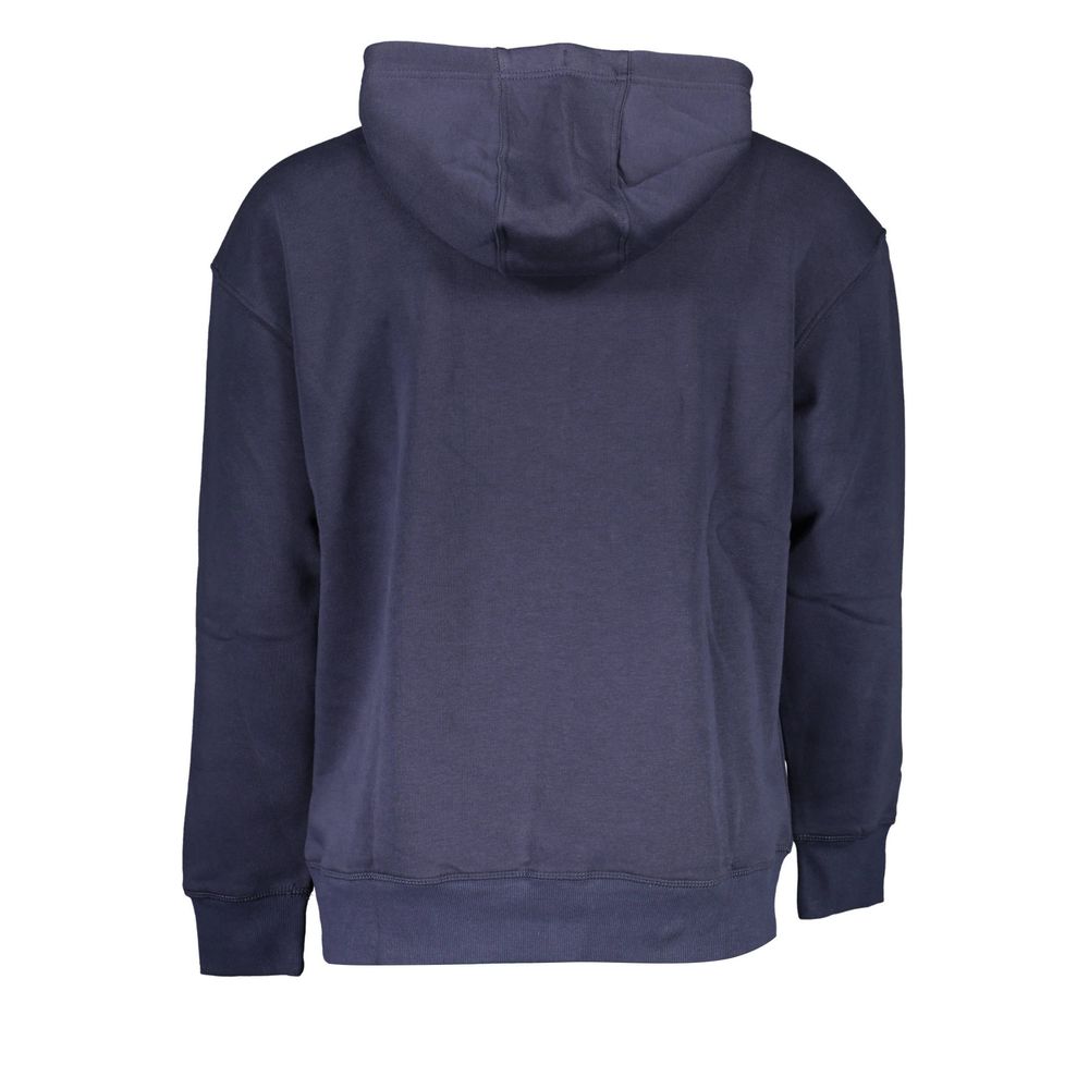 Hooded Sweatshirt Sweater by Tommy Hilfiger for men in cotton polyester blue features an polished silhouette, showcasing refined and a sophisticated for a truly polished finish.