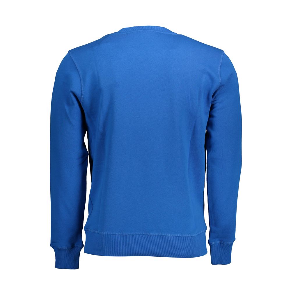 Sweatshirt Sweater by North Sails for men in cotton blue & natural showcases a downtown chic silhouette, artfully finished with a downtown chic and for a sophisticated, high-end look.