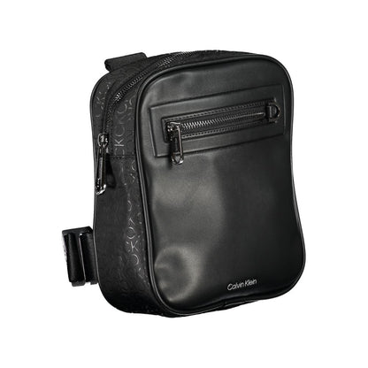 Shoulder Bag by Calvin Klein for men in polyester & polyethylene black features a effortless sophistication silhouette, secured by a with ample external-pockets & internal-pockets and versatile shoulder-strap & adjustable-strap for a effortless sophistication finish.