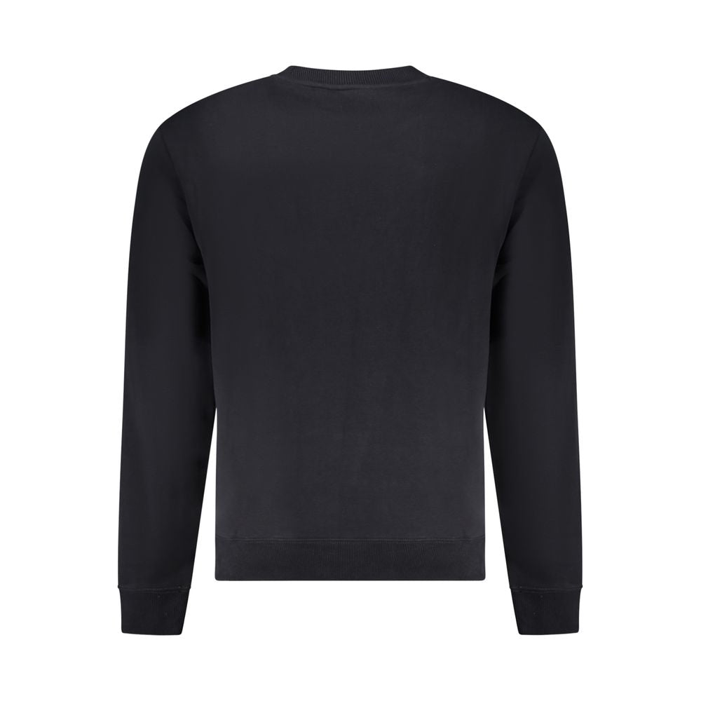 Sweatshirt by Napapijri for men in cotton polyester black & print features an provocated silhouette, detailed with a provocated and a refined for a sophisticated aesthetic.