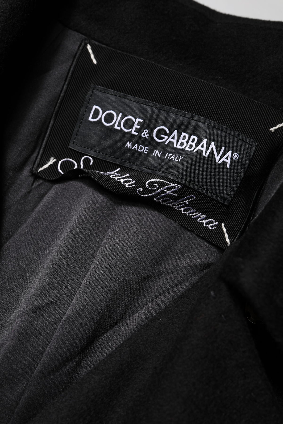 Dolce & Gabbana Women's Double Breasted Virgin Wool & Silk Blazer - Black