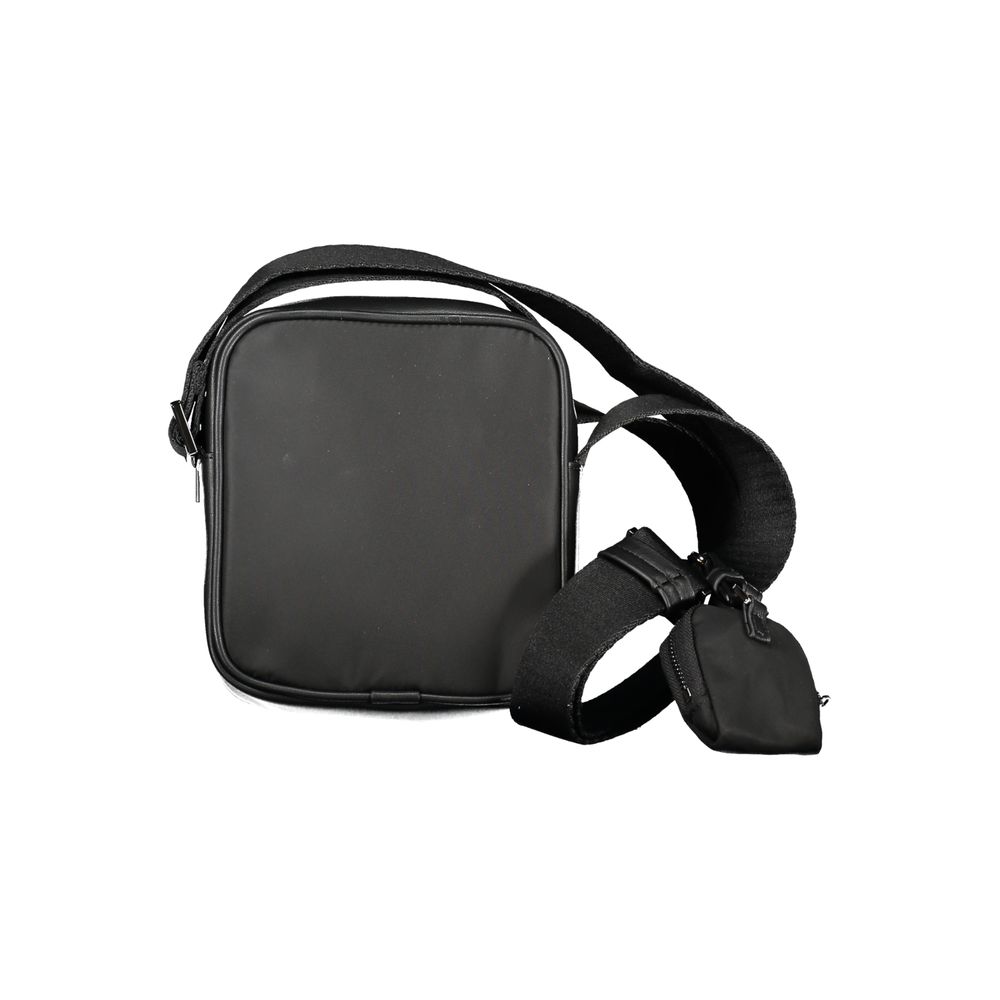Shoulder Bag by Calvin Klein for men in polyester black features a effortless sophistication silhouette, secured by a zipper with ample removable-pouch, internal-pockets & coin-purse and versatile shoulder-strap & adjustable-strap for a effortless sophistication finish.