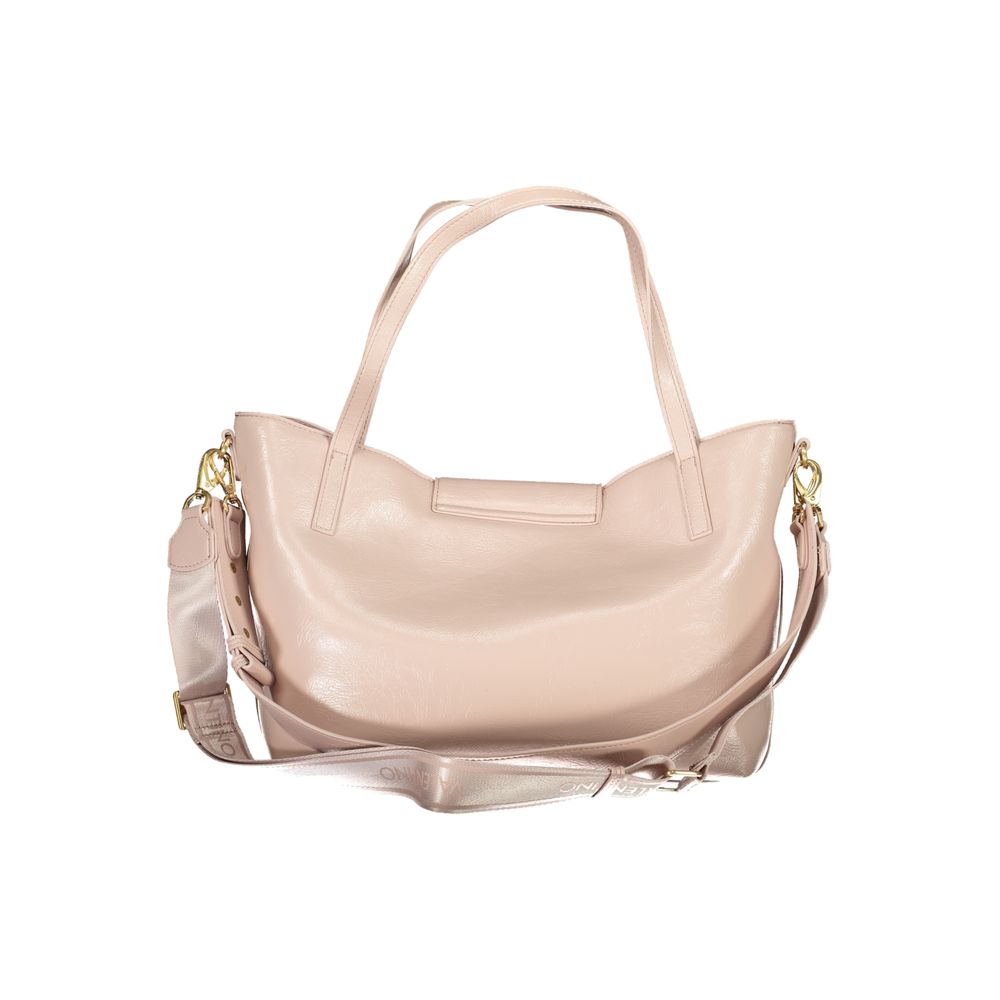 Handbag by Mario Valentino for women in polyethylene pink features a exquisite silhouette, showcasing a secure snap and exquisite internal-pockets with versatile shoulder-strap, adjustable-strap, detachable-strap & handle for a exquisite finish.