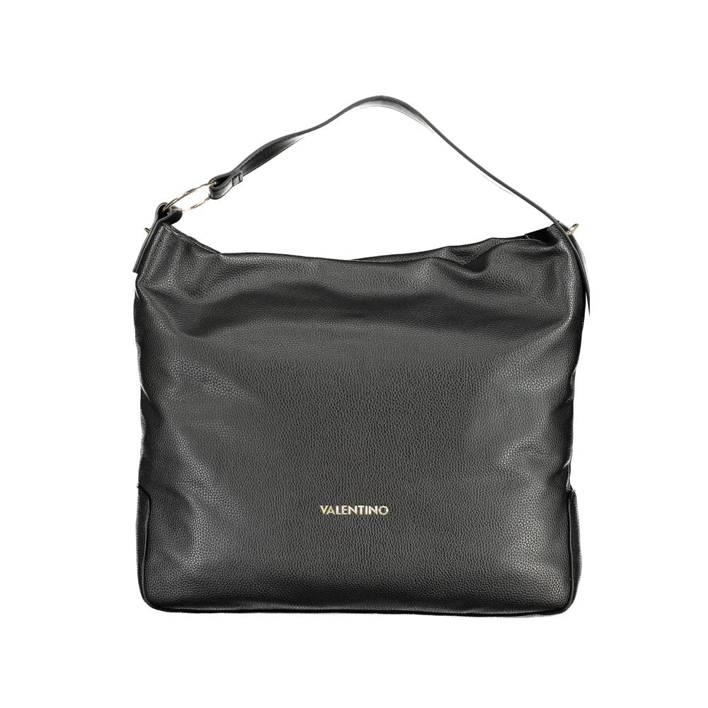 Handbag by Mario Valentino for women in polyethylene black features a exquisite silhouette, showcasing a secure zipper and exquisite internal-pockets with versatile shoulder-strap, adjustable-strap & handle for a exquisite finish.