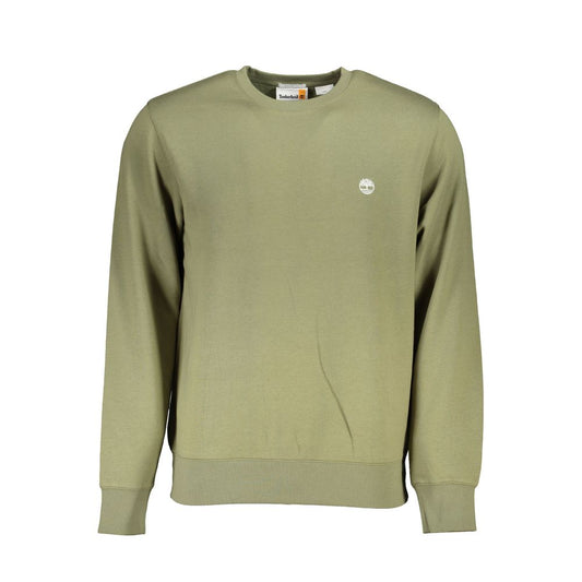 Sweatshirt Sweater by Timberland for men in cotton polyester green showcases an masterful silhouette, artfully detailed with a masterful crew neckline and for a sophisticated, premium finish.