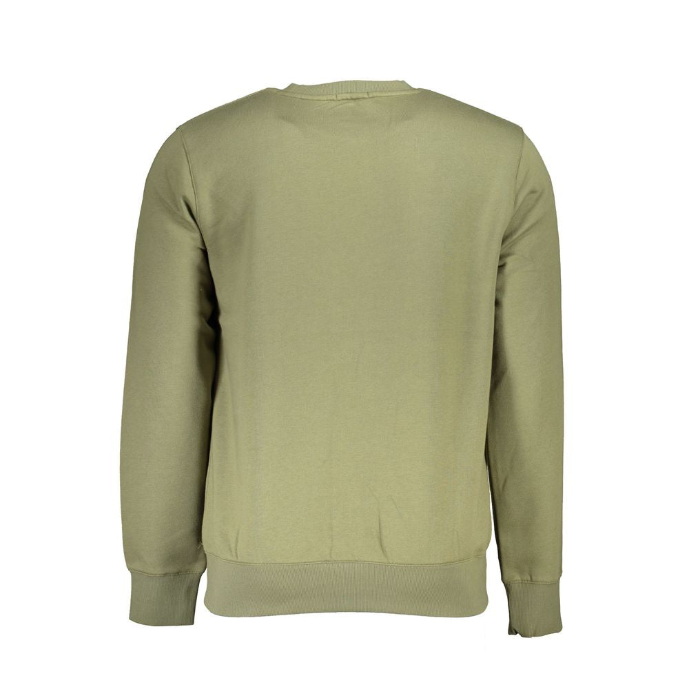 Sweatshirt Sweater by Timberland for men in cotton polyester green showcases a discreet silhouette, finished with a discreet and for a discreet look.