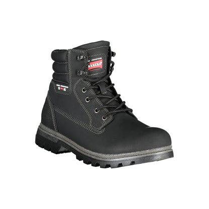 Lace-Up Boots by Carrera for men in polyester & polyethylene black features an performance-driven Men's Polyester & Polyethylene Lace-Up Boots silhouette, defined by a sophisticated and a performance-driven .