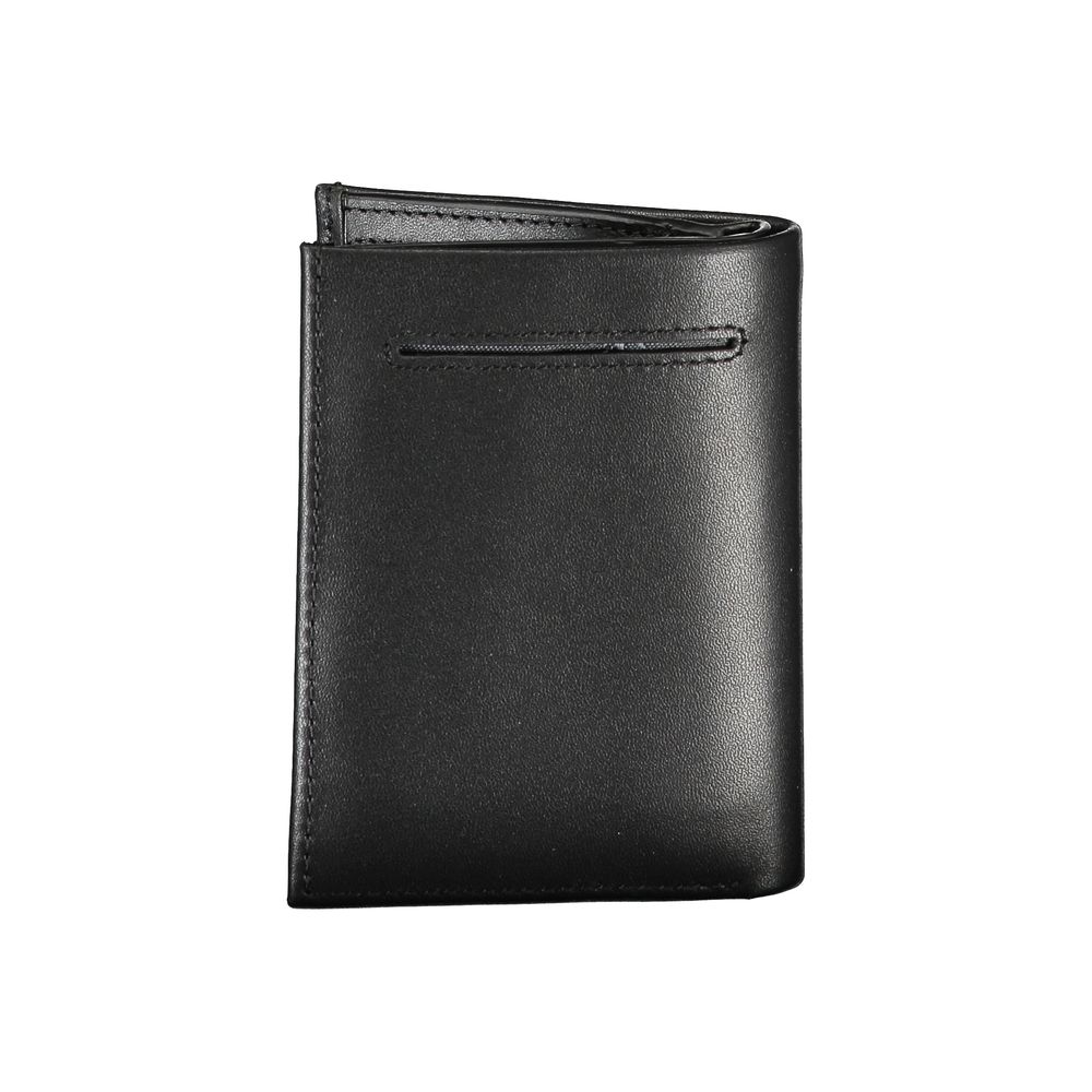 Cardholder Wallet by Calvin Klein for men in leather black features a streamlined silhouette, showcasing the streamlined Leather Cardholder Wallet design with sophisticated card-organization rfid-protection for a premium look.
