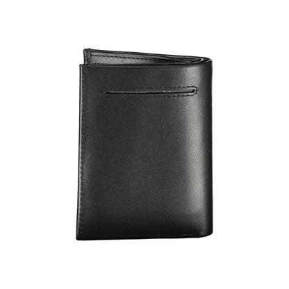 Cardholder Wallet by Calvin Klein for men in leather black features a streamlined silhouette, showcasing the streamlined Leather Cardholder Wallet design with sophisticated card-organization rfid-protection for a premium look.