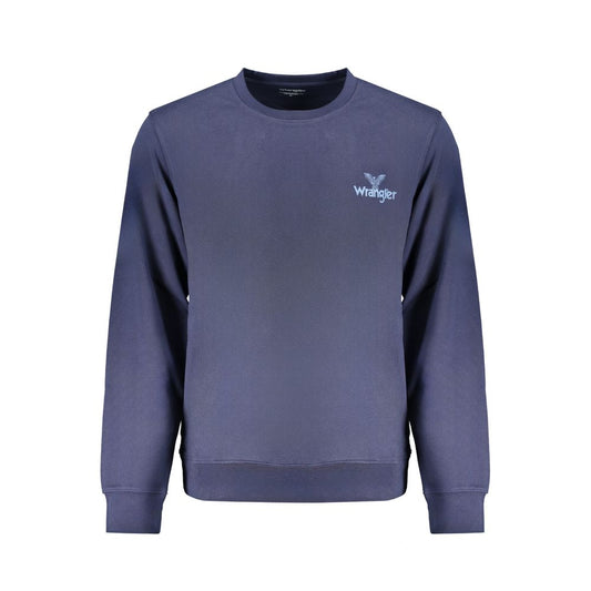 Sweatshirt by Wrangler for men in cotton blue & print features an magnificent silhouette, showcasing a sophisticated crew neckline and long-sleeve detail for a truly magnificent finish.