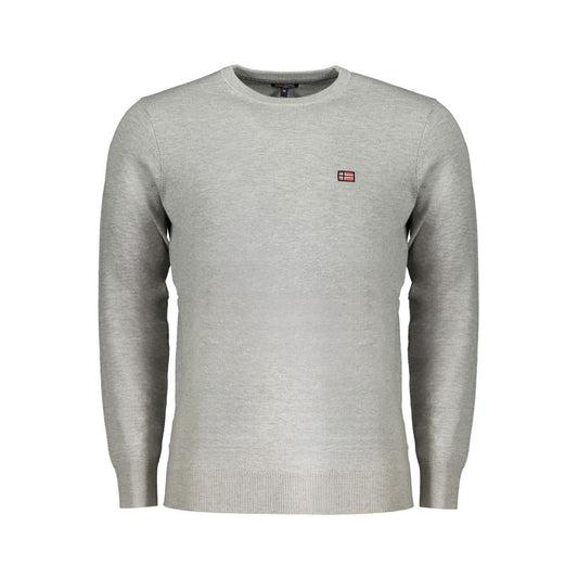 Sweatshirt by Norway 1963 for men in wool polyester & polyamide gray, brown & signature features a unrivaled silhouette with a refined crew neckline and unrivaled detailing for a sophisticated look.
