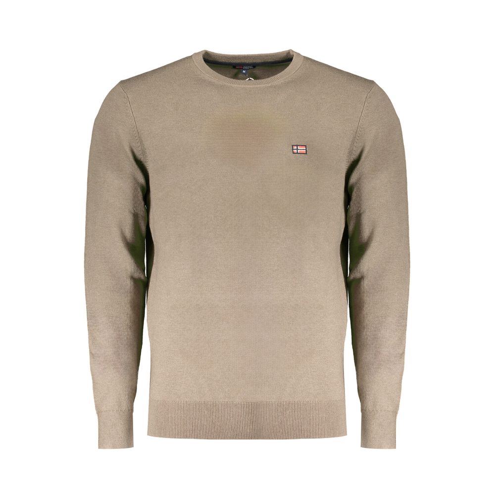 Sweater by Norway 1963 for men in wool polyester & polyamide brown showcases an masterful silhouette, artfully detailed with a masterful crew neckline and for a sophisticated, premium finish.